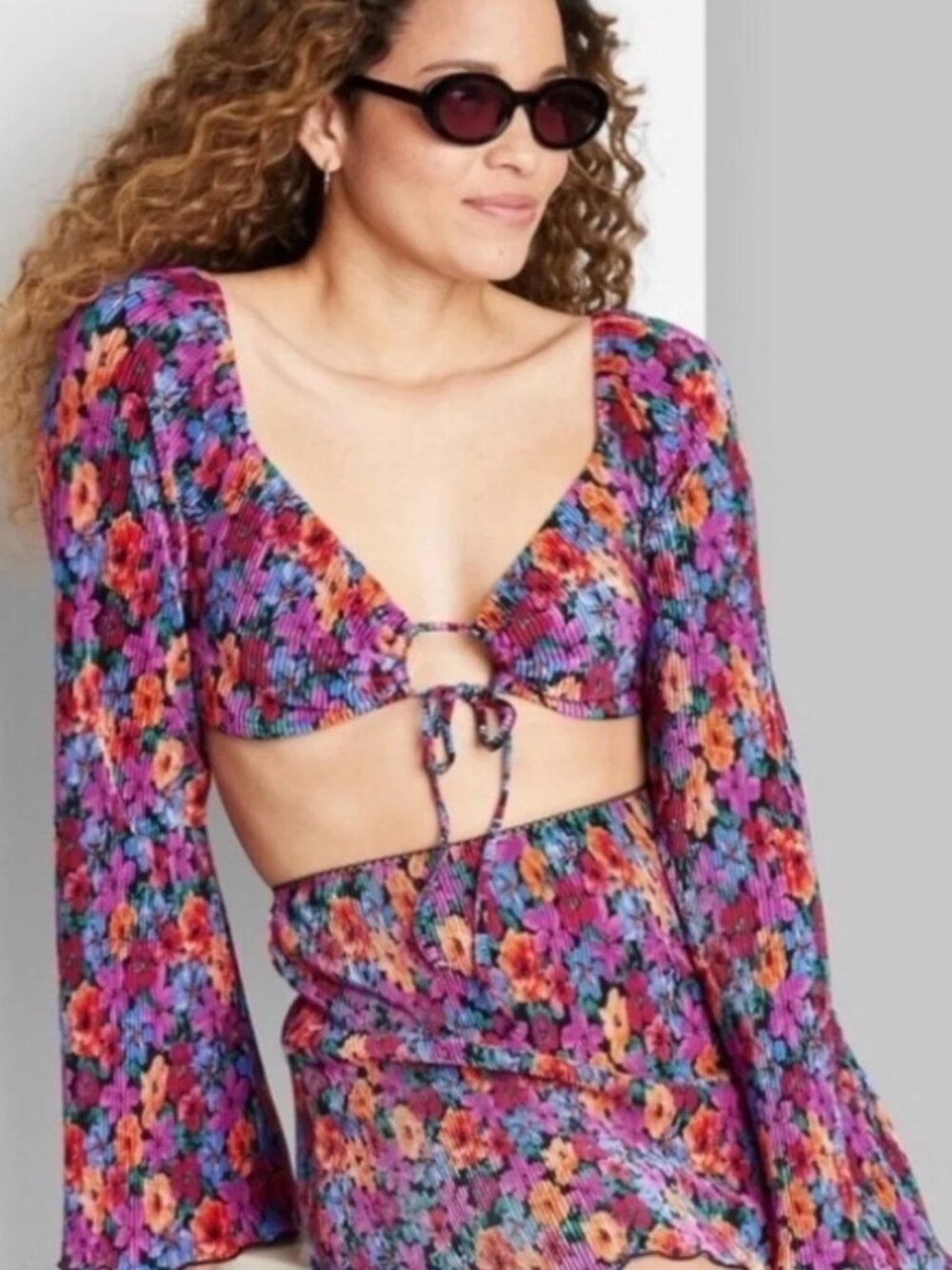 Wild Fable Floral Crop Top